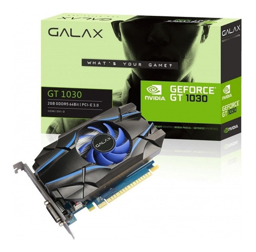 Placa De Vídeo Nvidia Galax Geforce 10 Series Gt 1030 30nph