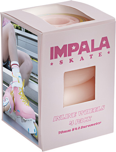 Impala Inline Wheels Pink - 70 Mm Ruedas Patines