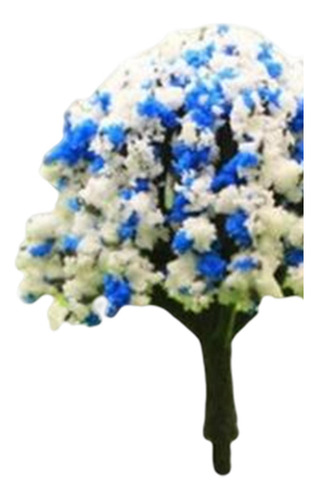 20x Árbol En Miniatura Micro Paisaje Árboles Árbol Azul