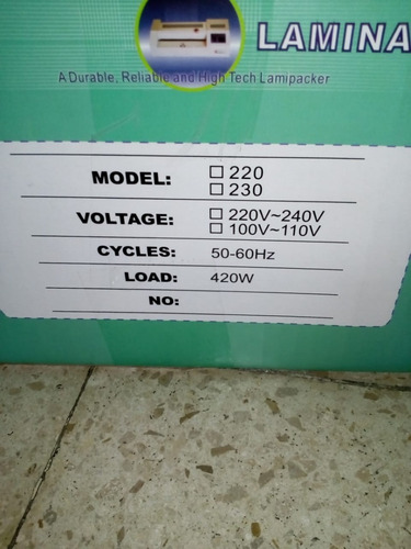 Plastificadora A4 Emplasticadora Metalica Laminator