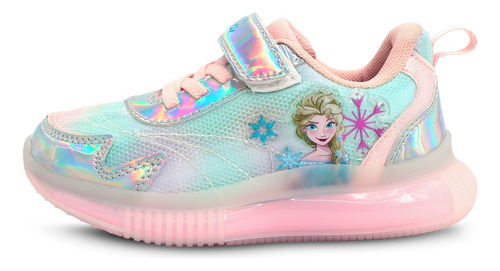 Tenis Original Disney Frozen Princesa Elsa Cómodos Para Niña