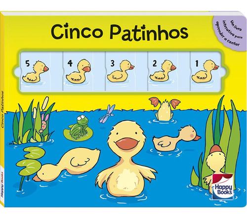 Livro Deslize E Aprenda - Cinco Patinhos