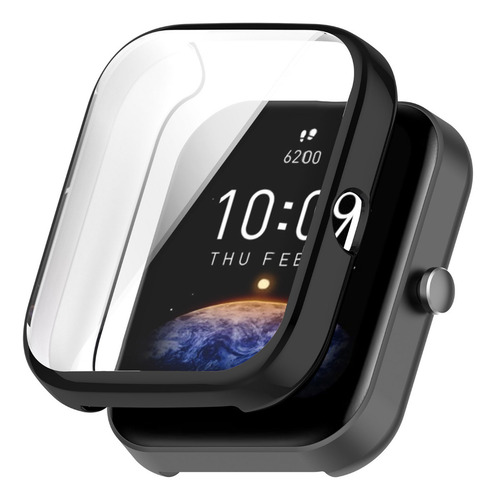 Case Bumper Protetor Tela 360 Para Amazfit Bip 3 E Bip 3 Pro