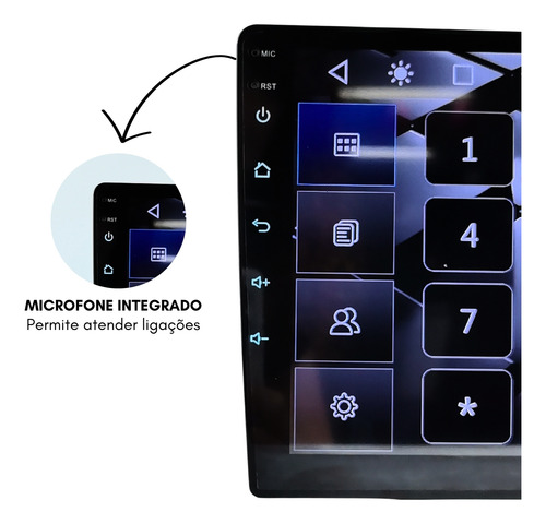 Multimídia Mp5 9 Polegada H-tech Usb Bluetooth Touch