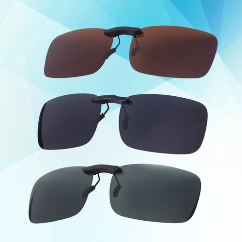 - Gafas De Sol De 3 Piezas Con Clip Sobre Gafas Sin Montura