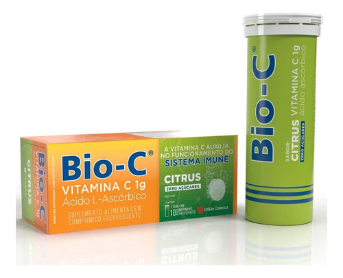 Bio - C Sabor Citrus Com 10 Comprimidos