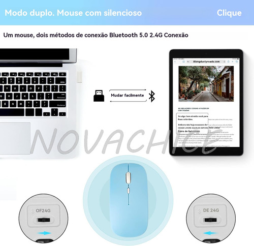 Teclado Capa Para iPad 10 11 Geração A16 10.9 11in Com Mouse