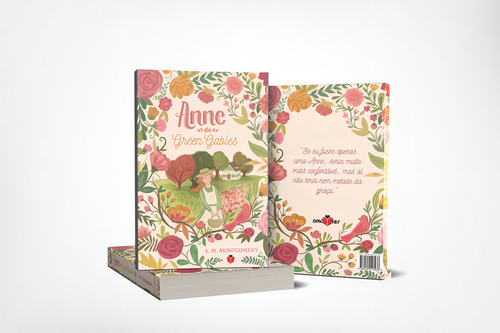 Anne de Green Gables, de Maud Montgomery, Lucy. Editorial Amoler, capa mole em português, 2022