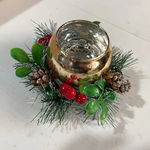 Corona Navideña J, Decoración De Locales, Navidad, 3007