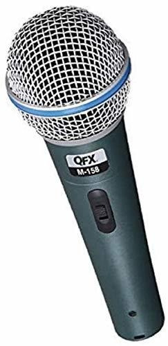 Micrófono Dinámico Qfx M-158, Conector Xlr (negro)