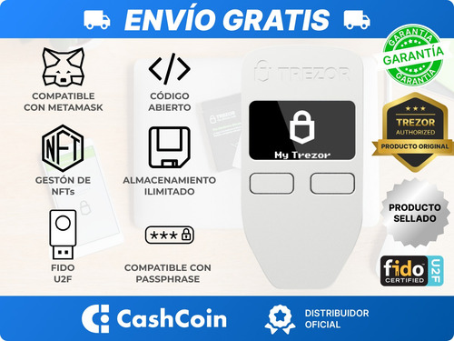 Imagen 3 de 10 de Trezor One -color Edition Distribuidor Oficial