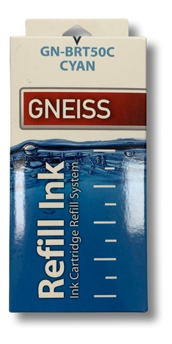 Tinta Gneiss Compatible Impresora Brt50 Cian T300 T500w
