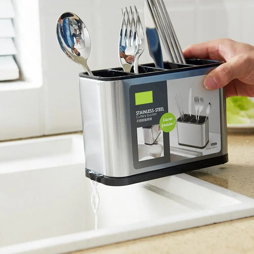 Organizador De Cubiertos Escurridor Cocina Porta Servicio