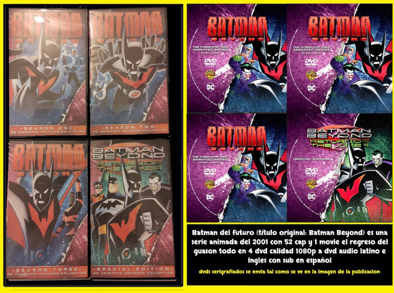 Batman Del Futuro 2001 En 1080p Completa En Latino Para Dvd | MercadoLibre