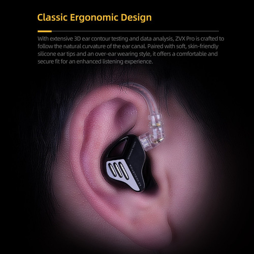 Auriculares Intraurales Kz Zvx Pro, Auriculares Sin Micrófon
