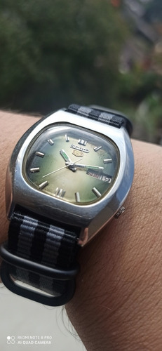 Magnífico Seiko 7009-5070 Verde Oliva Fab. Janeiro De 1988