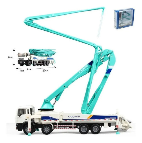 1:43 Camion Bombeo De Cemento Kaidiwei Pluma Hormigon 1:55 Blanco/verde