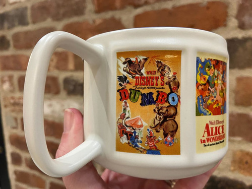 Taza Peliculas Clasicas De Disney Store Alto Relieve 3d