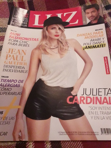 Revista Luz Julieta Cardinali Chino Leunis  10 2014 N496