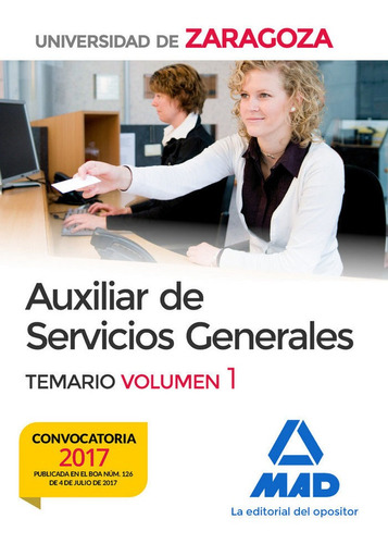 Auxiliar De Servicios Generales De La Universidad De Zara...