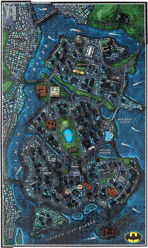 Puzzle 4d Del Paisaje Urbano De Batman Gotham City Time 3d (