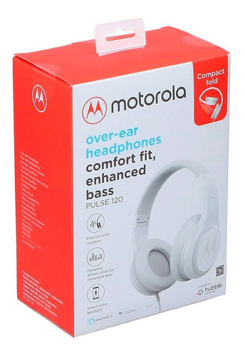 Auriculares Motorola Pulse 120 3.5mm Microfono Alexa Siri