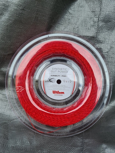 Rollo De Cuerda Wilson Synthetic Gut Power Rojo