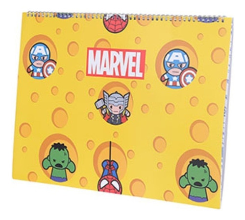 Caderno A3 Vingadores Miniso - Marvel