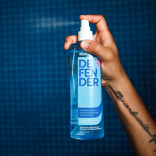 Imagem 2 de 4 de Kit Trio Spray Antisséptico Multiuso Dux Defender