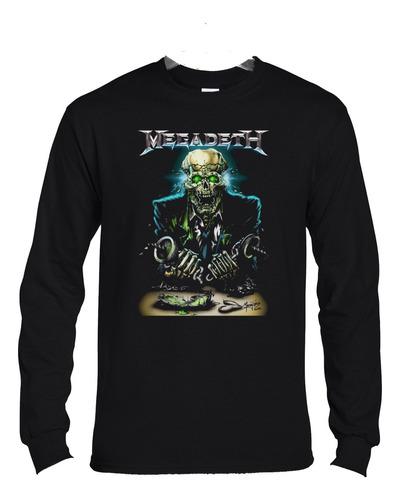 Polera Ml Megadeth Vic Unchained Metal Abominatron