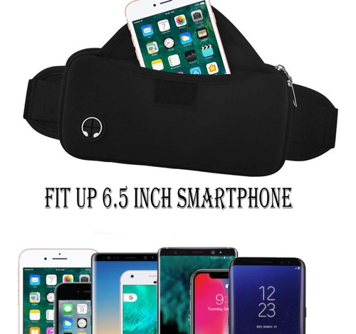 Imagen 6 de 7 de Riñonera Deportiva Elástica E Impermeable Unisex Para Correr