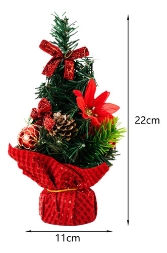 2 Encantador Mini Árbol De Navidad Para 2 Piezas