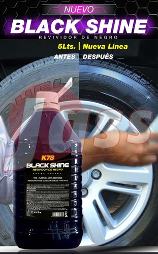 Revividor De Gomas Y Plasticos Liquido K78 5 Lts Profesional