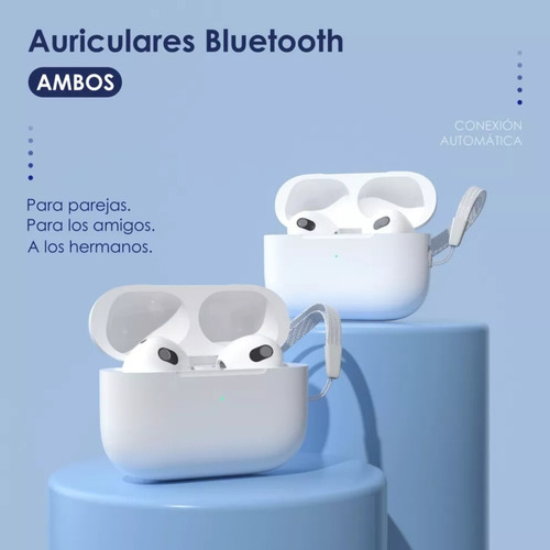 2 Unidades De Audífonos Bluetooth Compatibles Para iPhone Xi