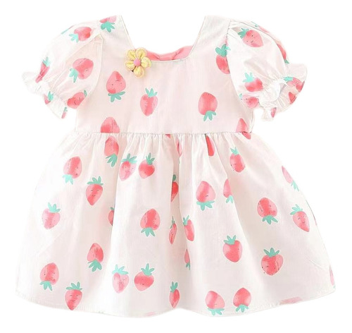 Vestido Floral Para Niñas Bebé 0 - 4 Años 