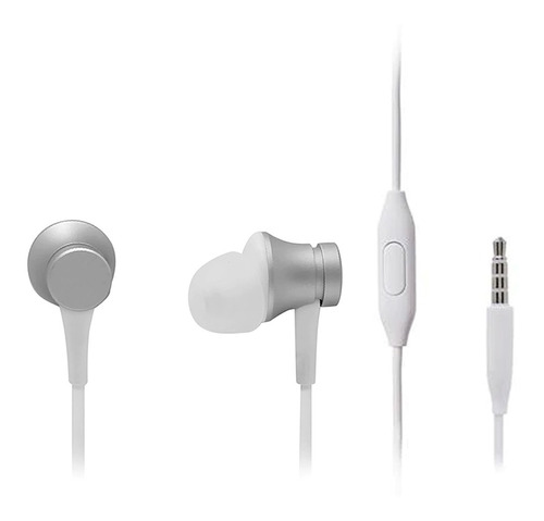 Fone De Ouvido Xiaomi Mi Headphones Basic In-ear Prata