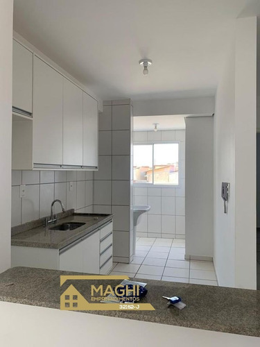 Imagem 3 de 10 de Locação - Apartamento 02 Dormitórios Com 51 M² No Condomínio Residencial Brasil Salto Sp - Ap00048 - 69335166