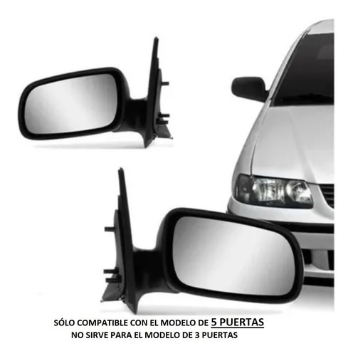 Espejo Exterior Vw Gol Power 1999 A 2015 5 Ptas Sin Control