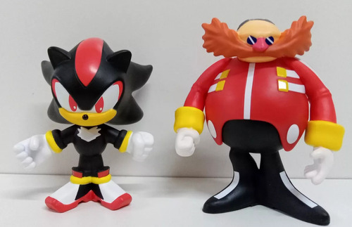 Coleção Completa 6 Bonecos Filme Sonic Original Lacrado Bk