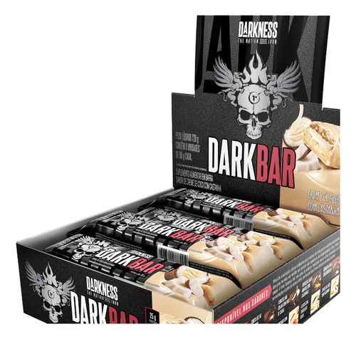 Dark Whey Bar (720g) 8un Creme De Coco Darkness