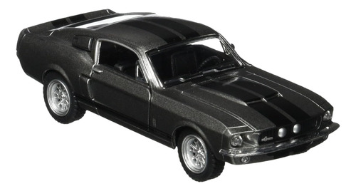 Scale 1/38 1967 Ford Shelby Mustang Gt-500 Diecast Car Grey