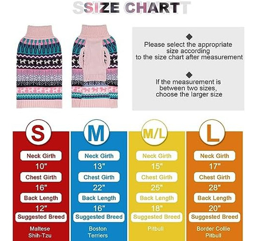 Suéter Para Perro - Abrigo De Invierno Ropa Con Rayas Colori