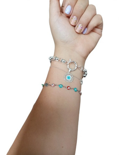 Pulsera Ojo Turco Acero Quirúrgico