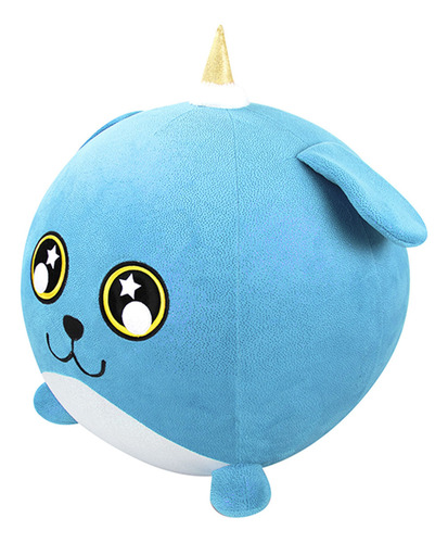 Peluche Inflable Biggies Perro Color Azul