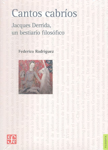 Libro Cantos Cabrios Jacques Derrida, Un Bestiario Filoso...