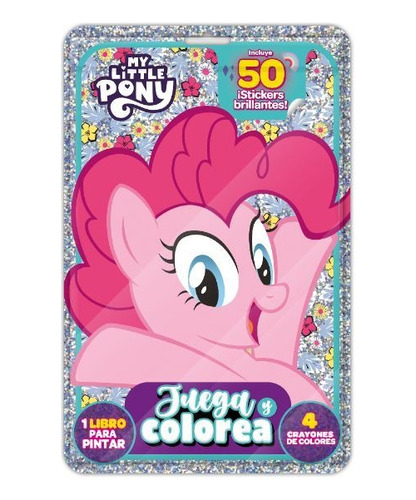 Libro Para Colorear - +50 Stickers/ 4 Crayon My Little Pony