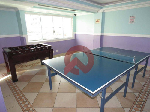 Imagem 8 de 29 de Apartamento Com 3 Dormitórios À Venda, 99 M² Por R$ 450.000 - Tupi - Praia Grande/sp - Ap3631