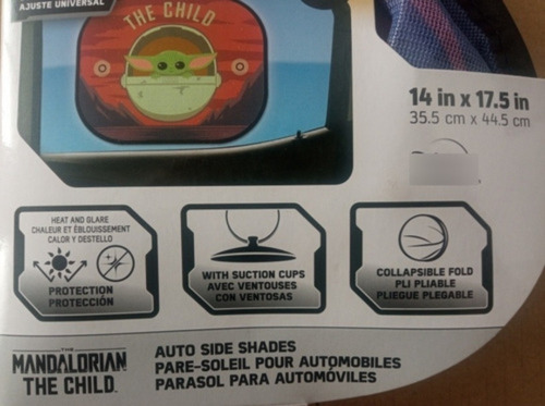 6 Pares Parasol Para Automóviles The Mandalorian The Child