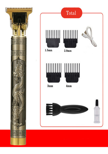 Rasuradora Para Hombre Elecetrico Acero Inoxidable Dragon