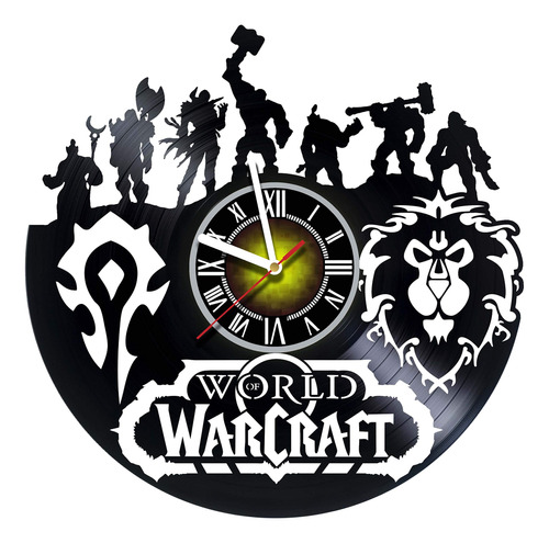 Toffy Taller World Of Warcraft  Obra Arte Vinilo Reloj Idea